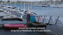 Tempête Ciaran: en Bretagne les plaisanciers se préparent