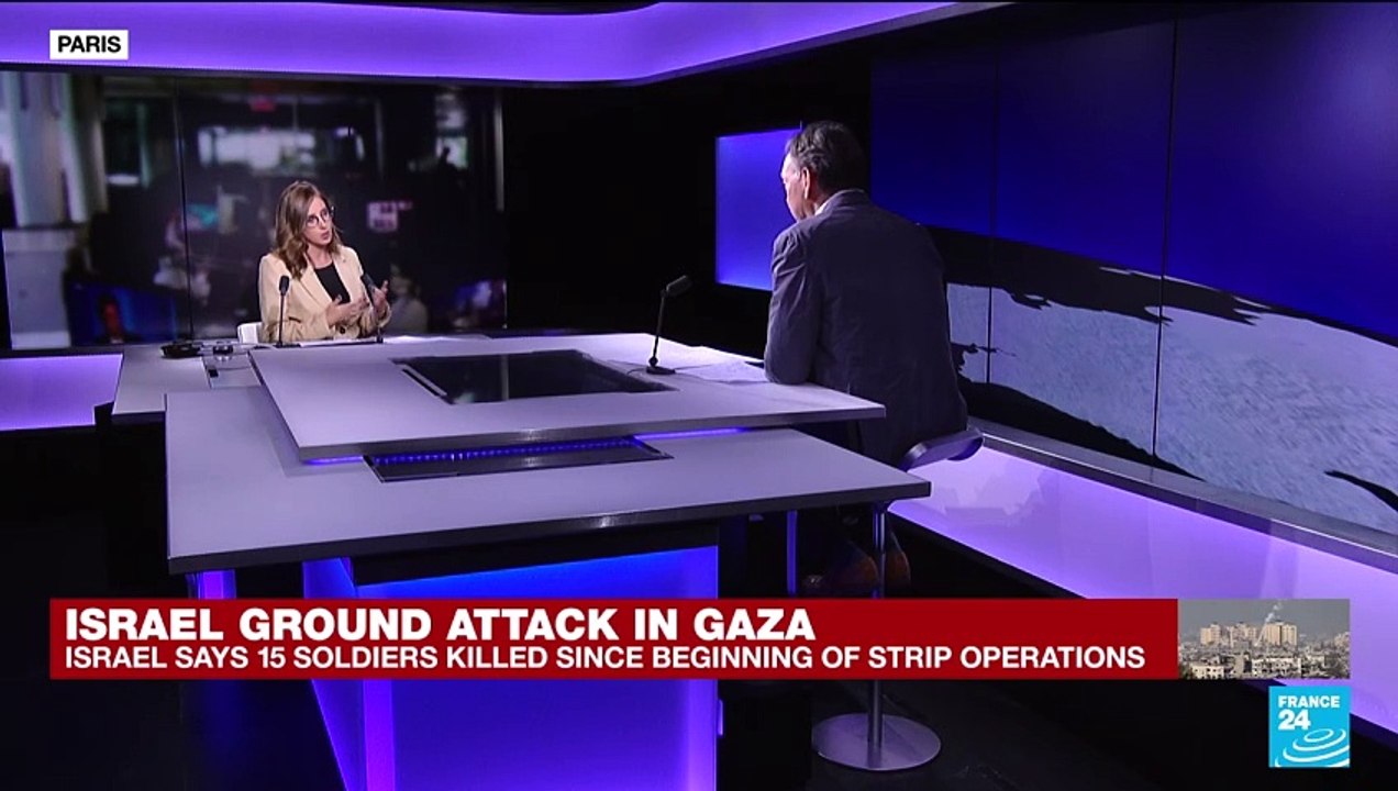 Israeli says 15 soldiers killed since ground incursions in Gaza