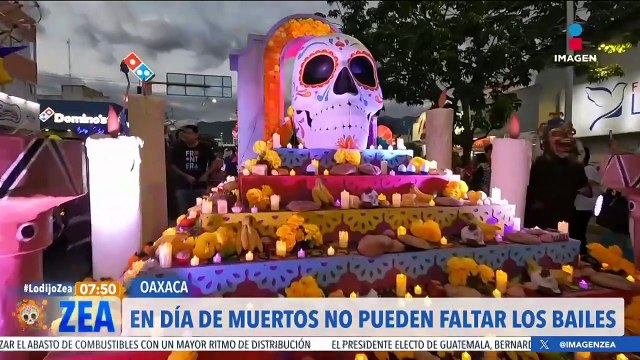 Así se viven los festejos por el Día de Muertos en Oaxaca