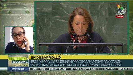 Karima Oliva: Ha sido histórico el apoyo internacional en la lucha contra el bloqueo