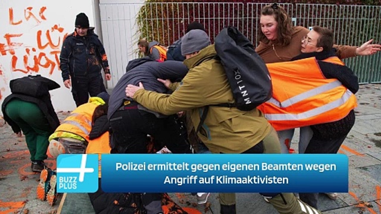 Polizei ermittelt gegen eigenen Beamten wegen Angriff auf Klimaaktivisten