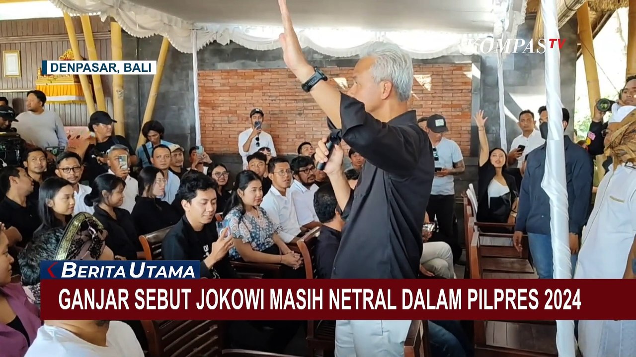 Begini Kata Ganjar Soal Netralitas Jokowi Di Pilpres 2024 - Video ...