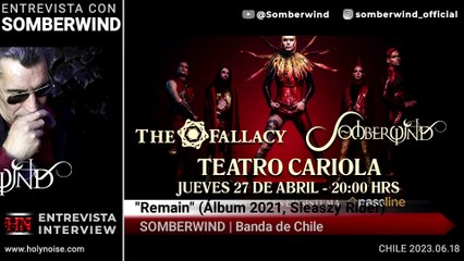 🔴 Entrevista con SOMBERWIND #2023 #Chile 2023.06.18  @Somberwind  #Gothic #Rock #Metal