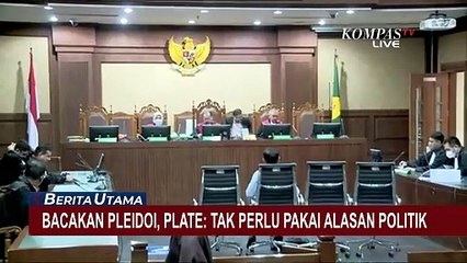 Bacakan Pleidoi, Johnny G Plate Yakini Dirinya Tak Bersalah