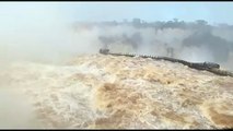 Vazão d’água nas Cataratas está em 14 milhões de litros por segundo