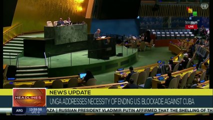 Angolan representative: U.S. blockade against Cuba has prevailed for decades