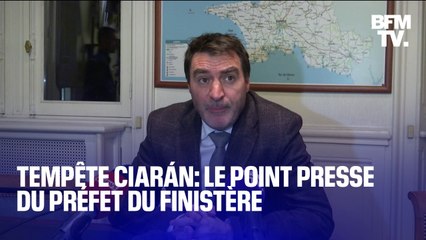 Скачать видео: Tempête Ciarán: le point presse du préfet du Finistère en intégralité