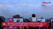 Türk Yıldızları'ndan Manisa'da nefes kesen gösteri