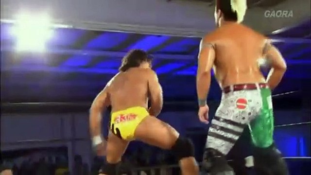 Summer Adventure Tag League Final Open the Twin Gate Unified Tag Team Interim Title T-Hawk & Eita vs. YAMATO & BxB Hulk