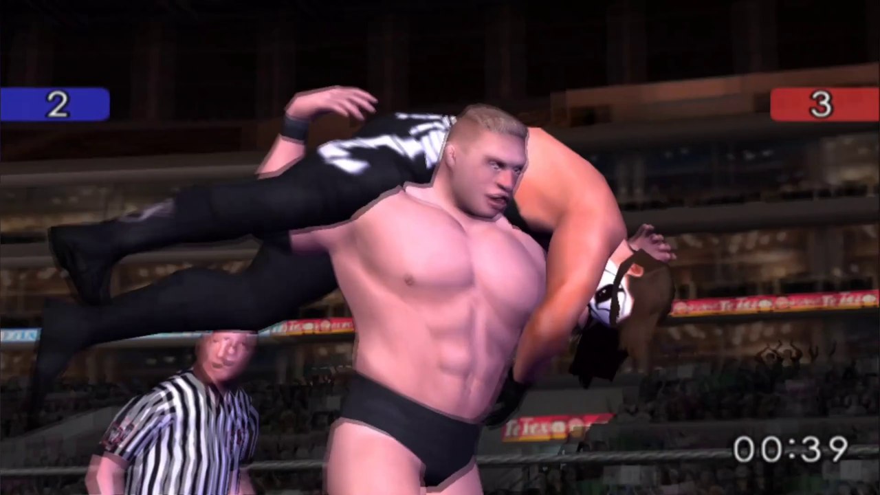 WWE Sting vs Brock Lesnar Ironman match | SmackDown Here comes the Pain PCSX2