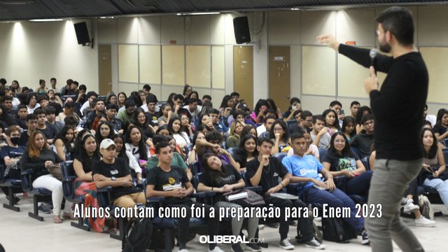 Alunos contam como foi a preparação para o Enem 2023