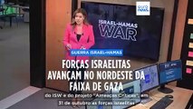 Forças israelitas tentam isolar cidade de Gaza do sul da Faixa