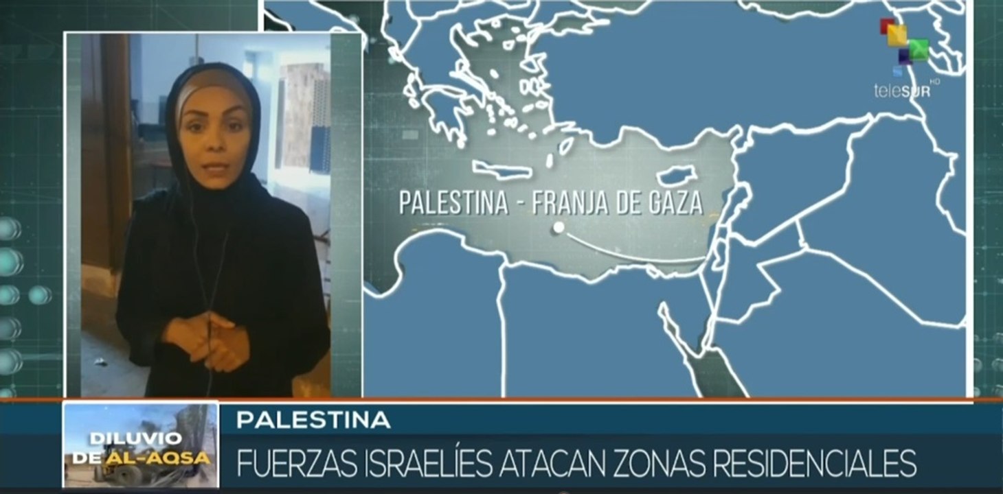 Palestina: Fuerzas israelíes continúan atacando zonas residenciales en la Franja de Gaza