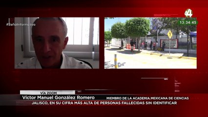 Víctor Manuel González explica que hay más de mil personas fallecidas sin identificar en Jalisco