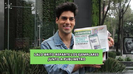 Lalo Brito canta para los seguidores de Publimetro