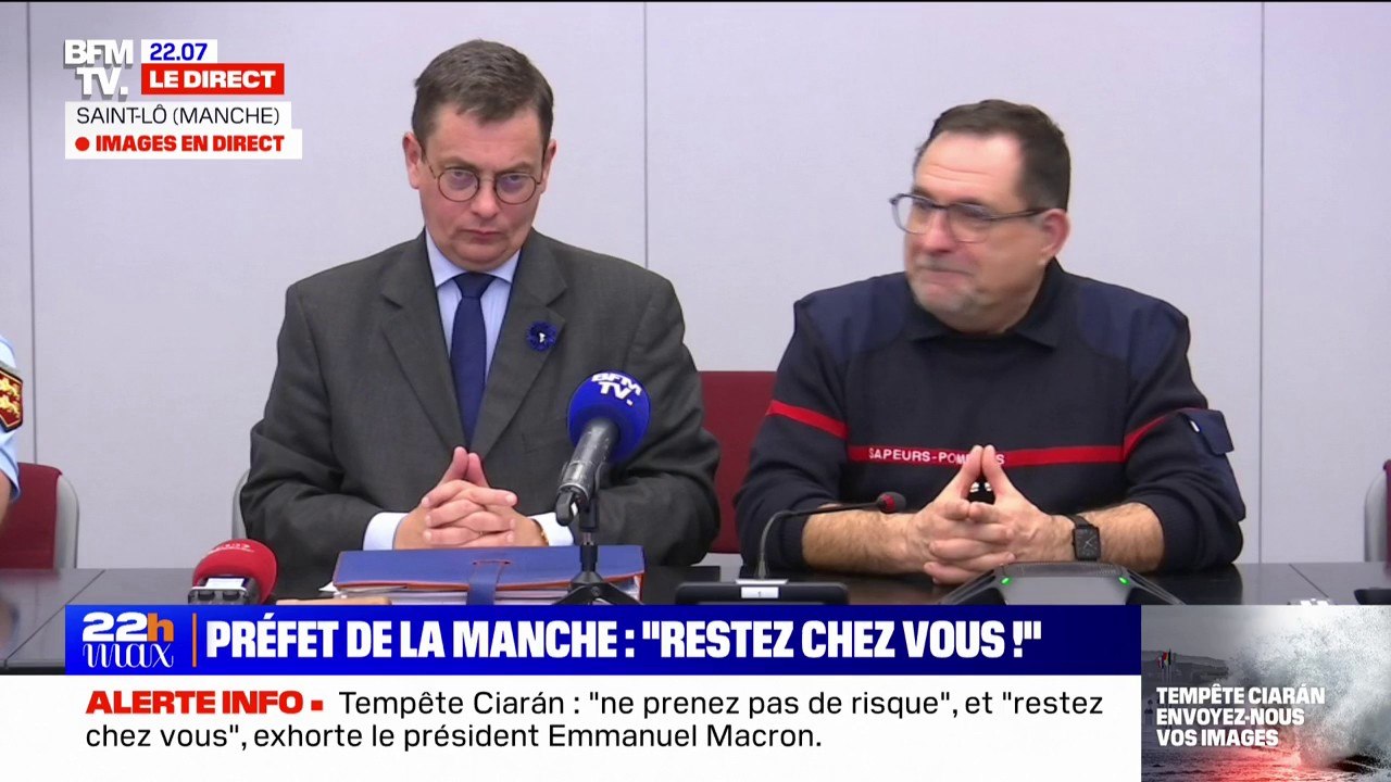 Tempête Ciarán: "780 sapeurs-pompiers sont prêt...