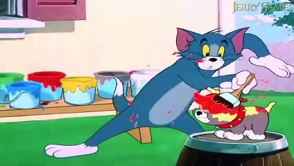 Tom and Jerry Full Episodes   Slicked up Pup (1951) Part 2 2 - (Jerry Games)