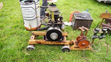 1908 Stewarts Little Wonder 2 hp Stationary Engine with Lister Vacuum Clippers