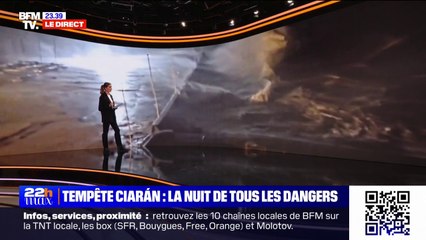 Les premières images de la Tempête Ciarán