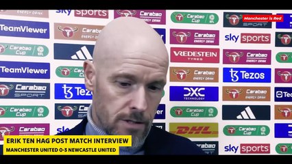 Man Utd 0-3 Newcastle United | Erik Ten Hag Post Match - 'i Feel Sorry For Fans'