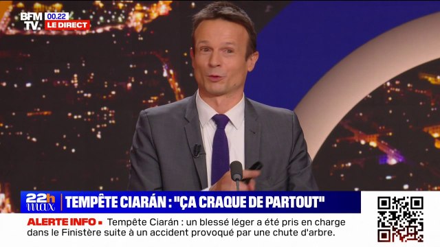 Tempête Ciarán: Les premiers arbres commencent à tomber , confie le maire de Ploemeur (Morbihan)