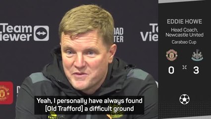Howe proud of Newcastle for record-breaking Man U win