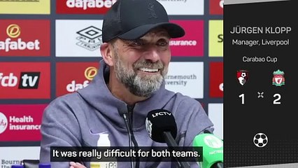 Klopp praises Liverpool attitude following 'top' EFL cup win