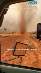 Fire tornado tears through Northern Territory property
