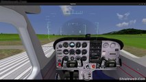 flightgear simulador de vuelo en linux usando avion cessna explorando aeropuertos nuevos en una buena partida gameplay game gamer