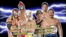 Ryo Jimmy Saito & Jimmy Kanda & Genki Horiguchi vs. Cyber Kong & Super Shisa & Super Shenlong III