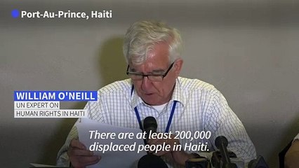 A generation in Haiti 'sacrificed by violence' says UN expert