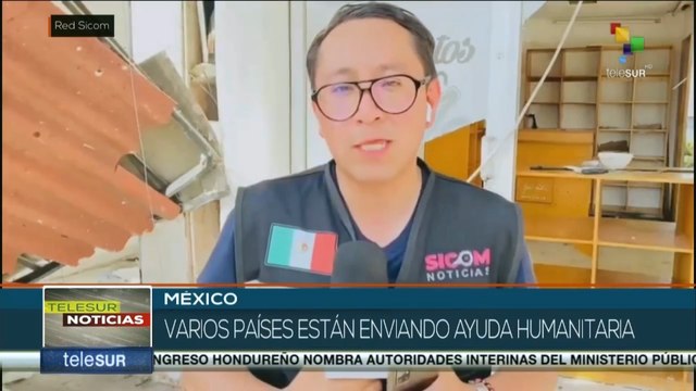 Varios países envían ayuda humanitaria a Acapulco