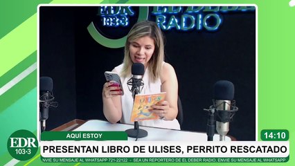 PRESENTAN LIBRO DE ULISES, PERRITO RESCATADO