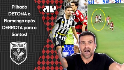"O FLAMENGO SEGUE UMA PALHAÇADA! Pode FICAR FORA da Libertadores e..." Pilhado DETONA 2x1 pro Santos