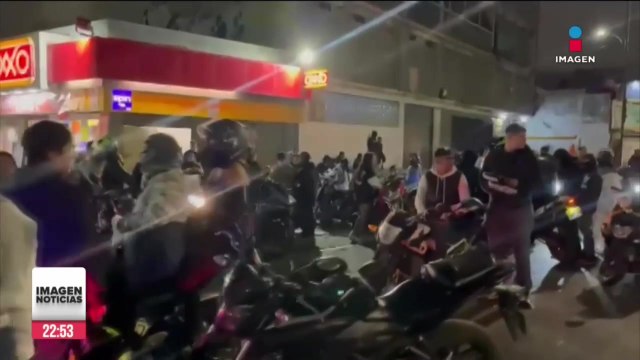 Más de mil 800 motociclistas participaron en “Mega Rodada del Terror” en CDMX