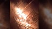 उन्नाव: चंडिका देवी मंदिर परिसर की दुकानों में लगी भीषण आग,लाखों की गृहस्थी जलकर खाक