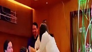 Aishawarya Rai Bachan Gorgeuos In White Dress ..Birthday Cake Cut with Doughter Aradhya