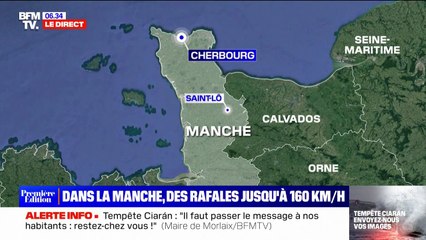 Tempête Ciarán: la solidarité entre les habitants s'organise à Cherbourg, dans la Manche