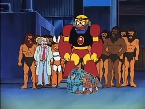 Mega Man #20 Curse of the Lion Men, science fiction superhero animation based on the video game series by Capcom.