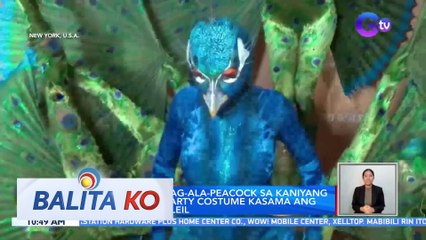 Heidi Klum, nag-ala-peacock sa kaniyang halloween party costume kasama ang Cirque Du Soleil; "Halloween Carnaval" sa West Hollywood, dinaluhan ng libo-libong bisita | BK