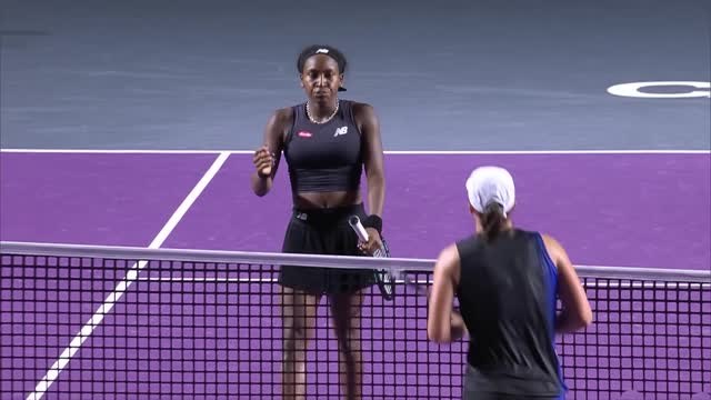 Masters - Swiatek domine pour la quatrième fois de l'année Gauff