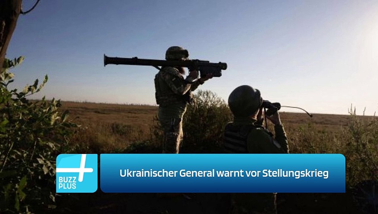 Ukrainischer General warnt vor Stellungskrieg