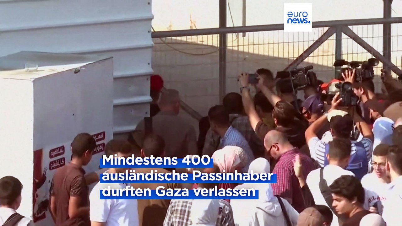 Luftangriffe auf Flüchtlingslager in der Kritik - Deutsche durften Gaza verlassen