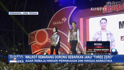 Walkot Semarang Dorong Sebarkan Janji Three Zero untuk Indonesia Emas 2045