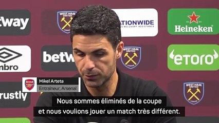 Arteta : "Il est évident que je suis responsable de cette performance"