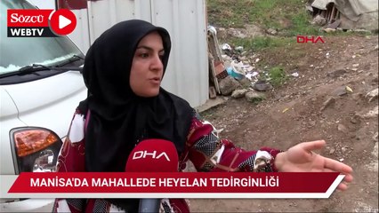 Manisa'da mahallede heyelan tedirginliği
