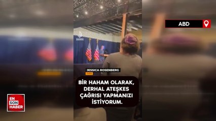Haham, ABD Başkanı Biden'dan ateşkes çağrısı istedi