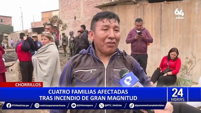 Incendio en Chorrillos: vecino pierde 10 mil soles que ahorró para estudios de su hija