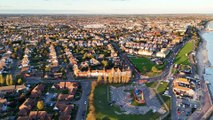 Flying my DJI mini 4 pro drone in Clacton on Sea Essex to the other tower & golf site