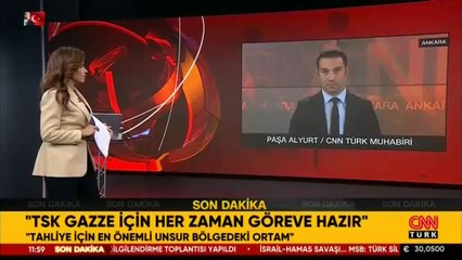 MSB'den Gazze açıklaması: TSK yardım için hazır!